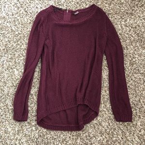 Dark wine sweater, size XS!